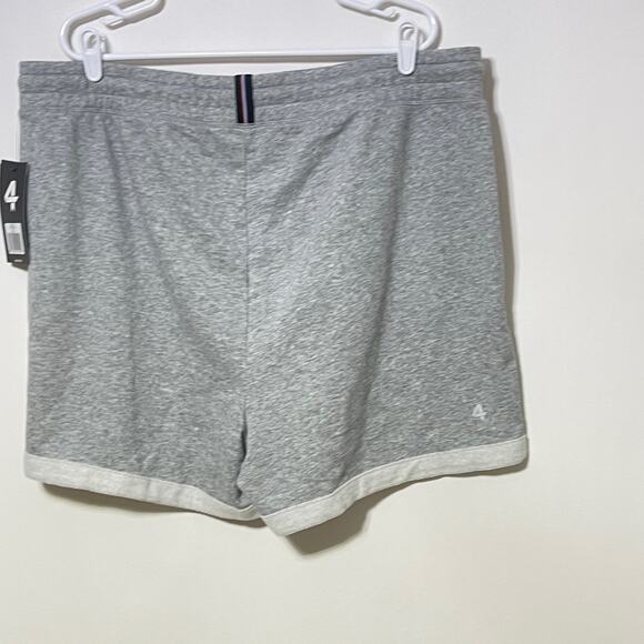 Fourlaps Rush Shorts Womens XXL Gray French Terry Pockets Drawstring Athleisure - Picture 4 of 8